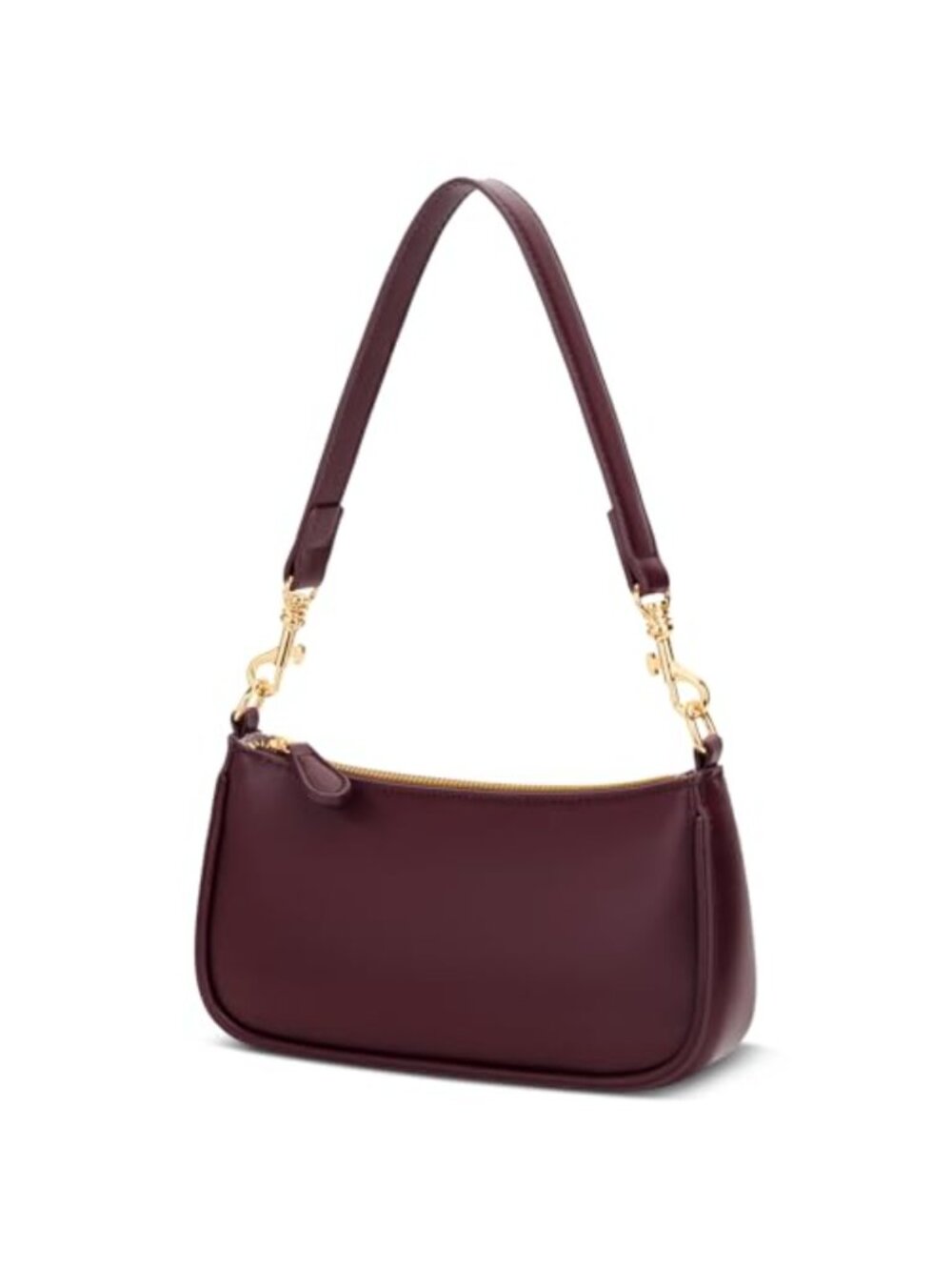 Small Vegan Leather Shoulder Bag for Women - Mini Crossbody Purse with
